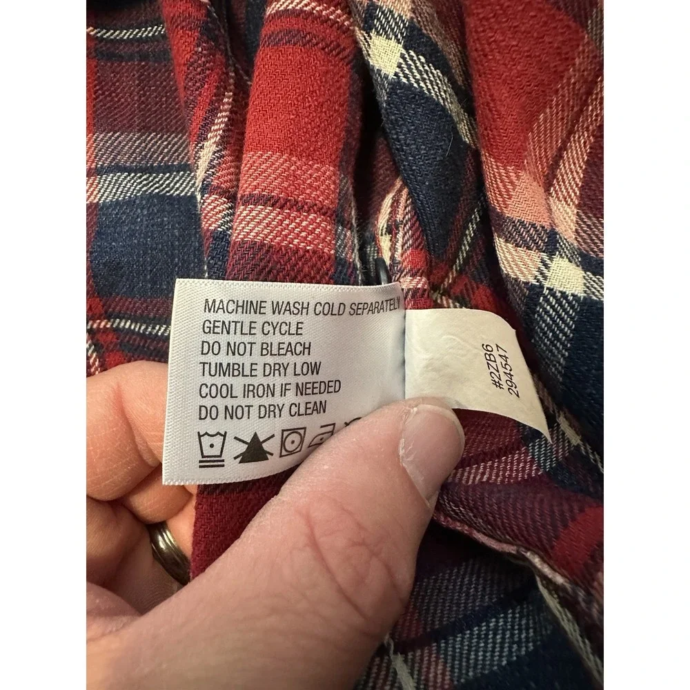 Orvis Men's Soft Flannel Long Sleeve Shirt XL Red‎ Active Fit Chest Pockets